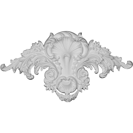 Ekena Millwork 19 5/8"W x 10 5/8"H x 1 3/8"P Peralta Center Onlay ONL19X10X01PE